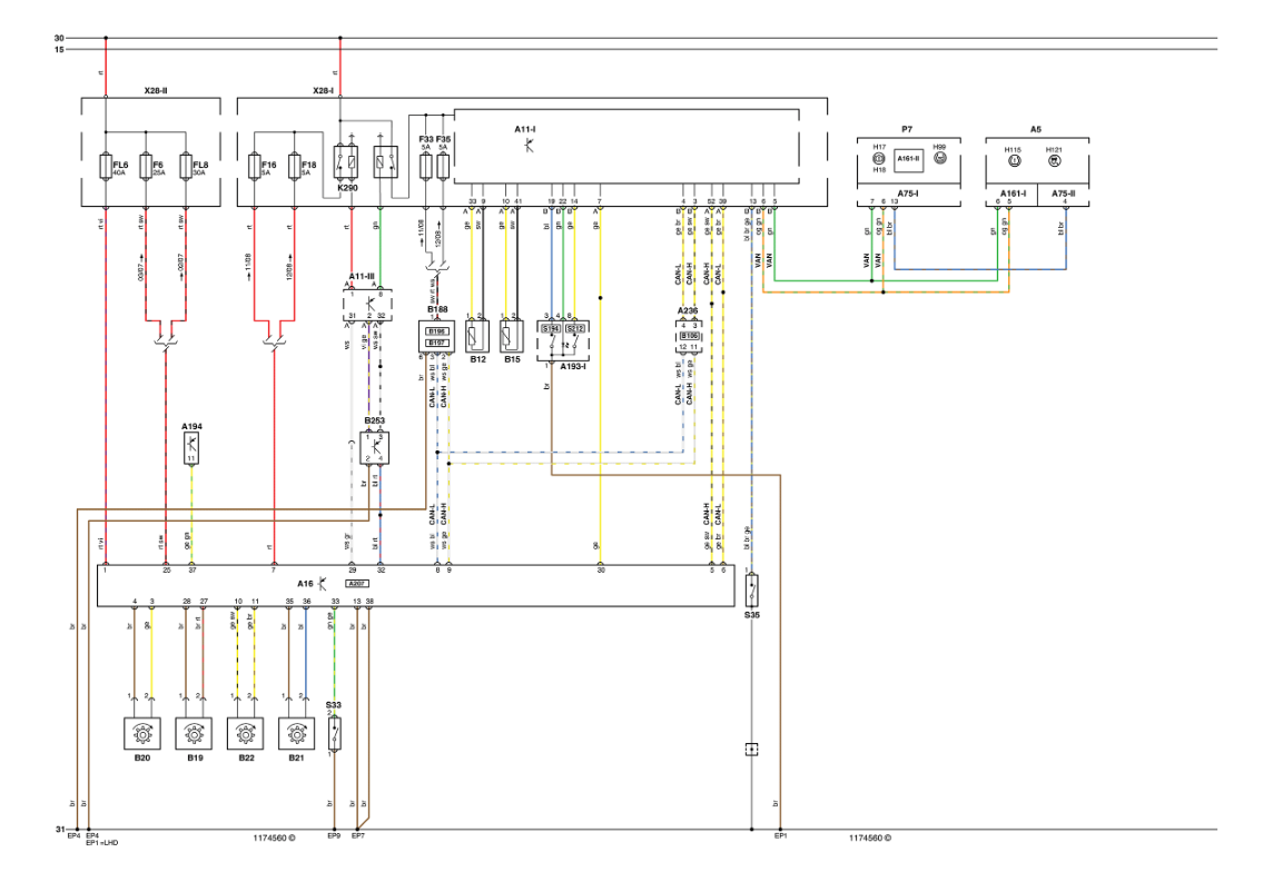 Full colour automotive wiring diagrams for cars, vans & motorbikes
